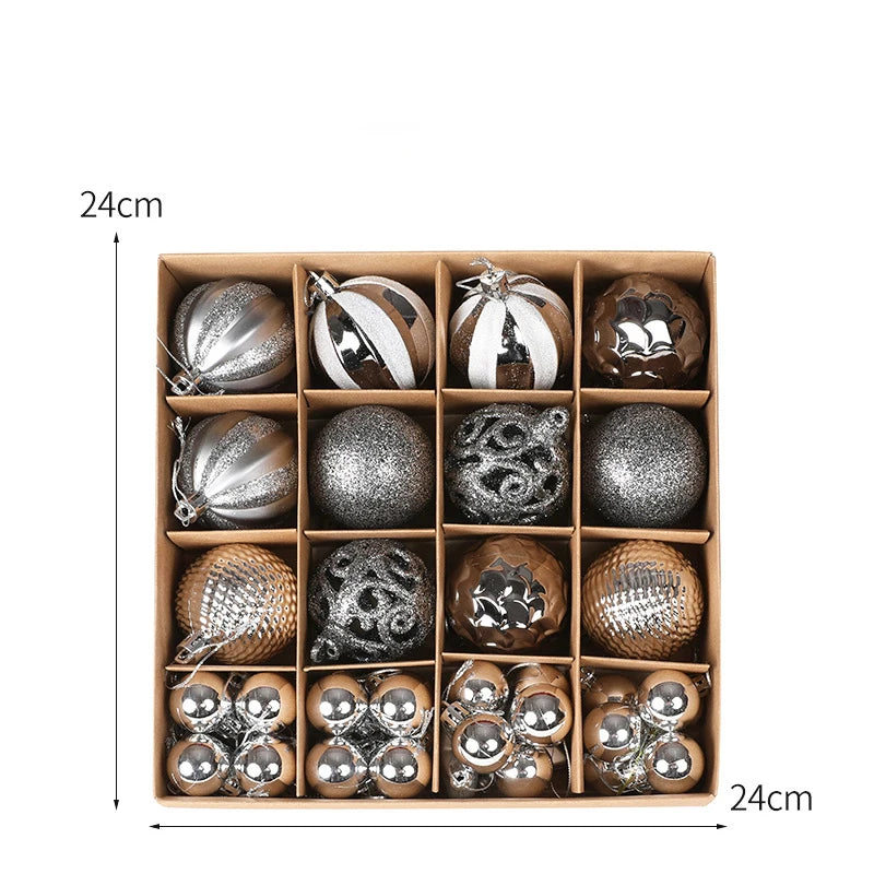 36pcs Christmas Tree bauble