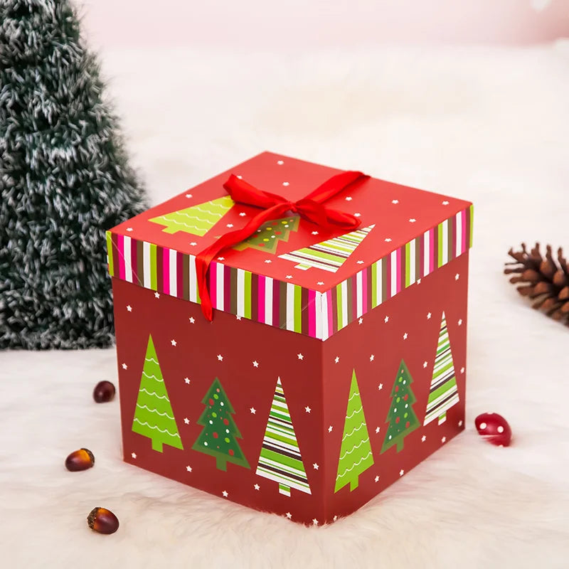 Christmas Gift Boxes Under The Tree Package For Indoor