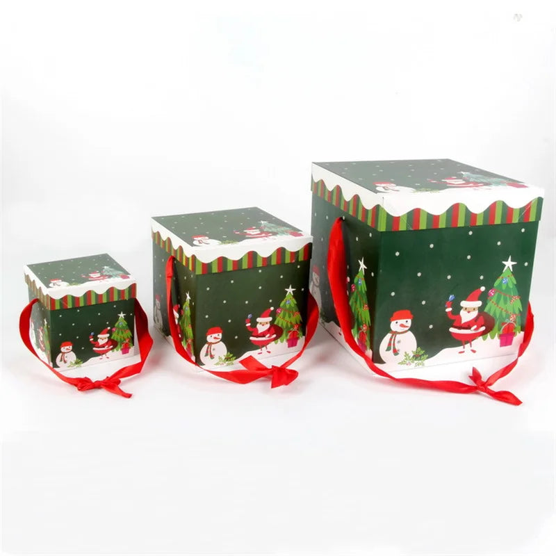 Christmas Gift Boxes Under The Tree Package For Indoor
