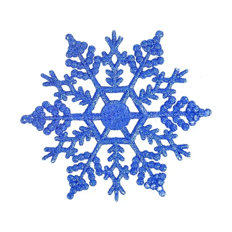Pack Of 24/12/6 Pieces Snowflakes For Christmas Tree Decoration