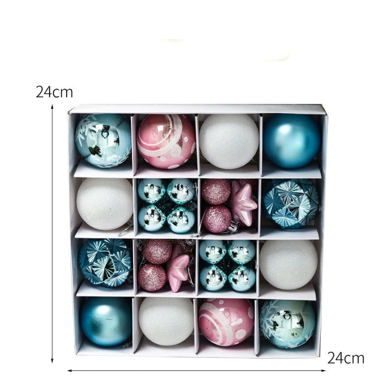 36pcs Christmas Tree bauble