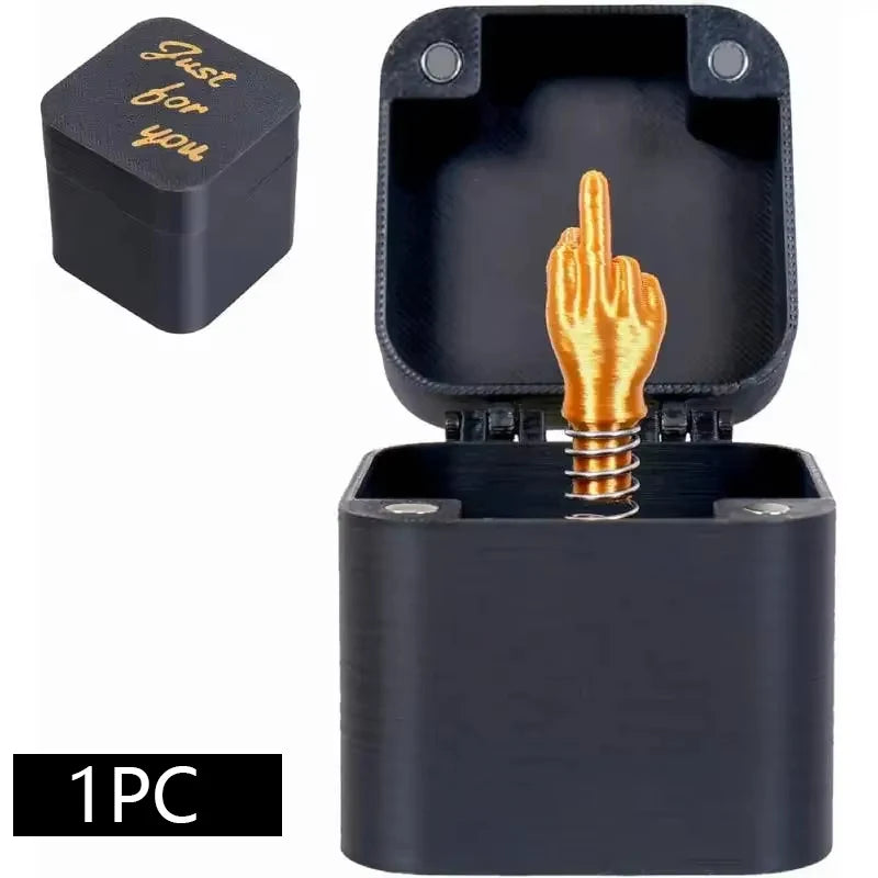 Middle Finger Surprise Gift Boxs Christmas Fun Prank