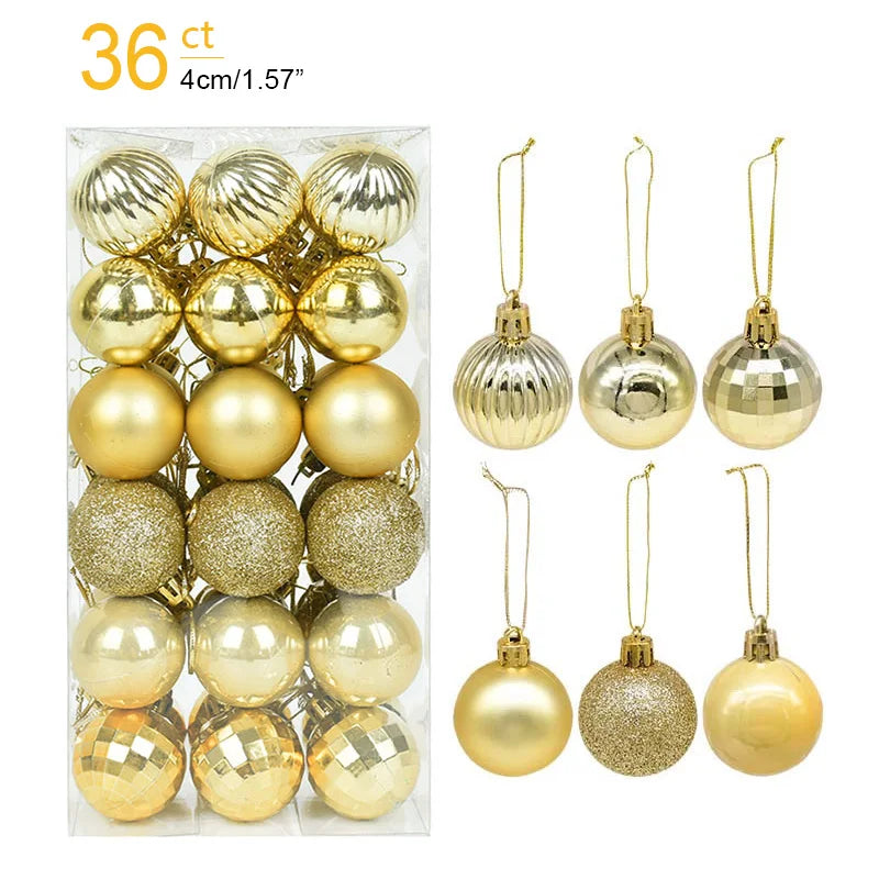 1box Christmas tree Bauble Christmas Tree Decor