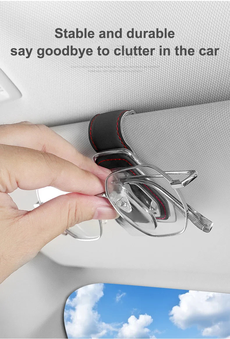 1PC Car Sun Visor Glasses Storage Clip For Infiniti Q50 FX35 G37 G35 QX70 FX45 EX35 Q30 Q70L QX30 QX60 QX80 Accessory