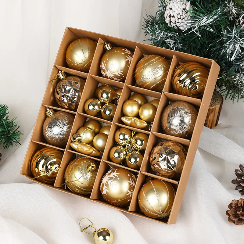 36pcs Christmas Tree bauble