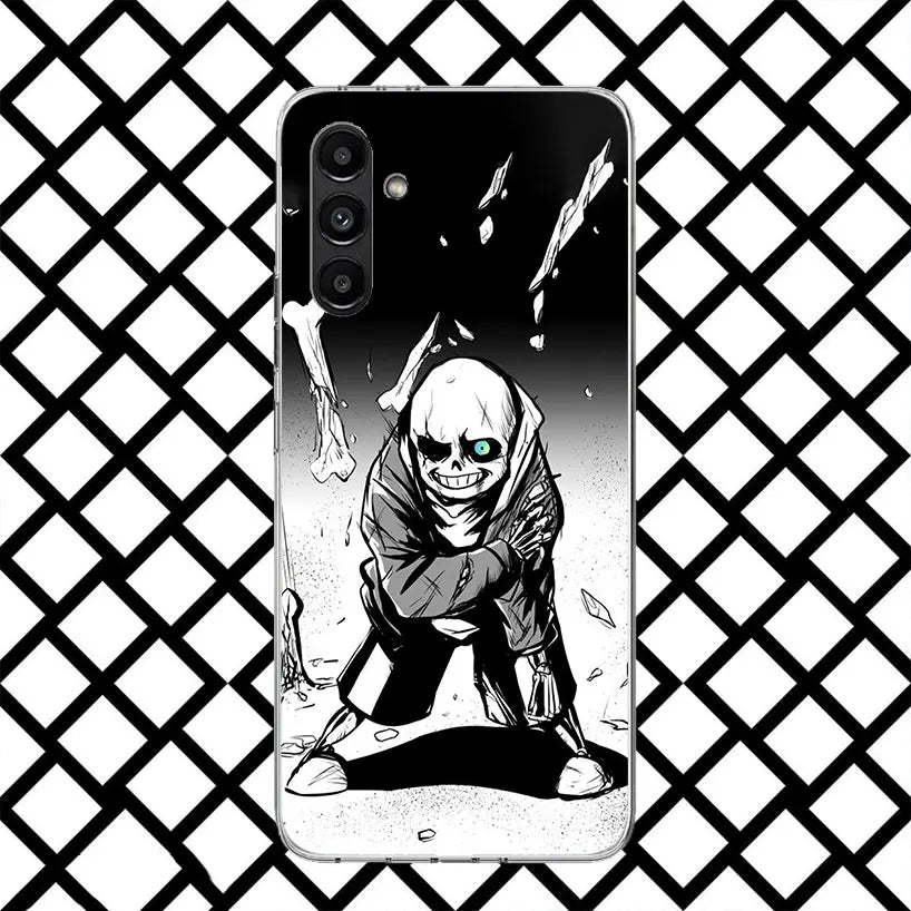 U-Undertale Sans Doggo Phone Case for Samsung Galaxy A17 A16 A26 A36 A56 A15 A25 A35 A55 A14 A24 A34 A54 A13 A23 A33 A53 A05S A0