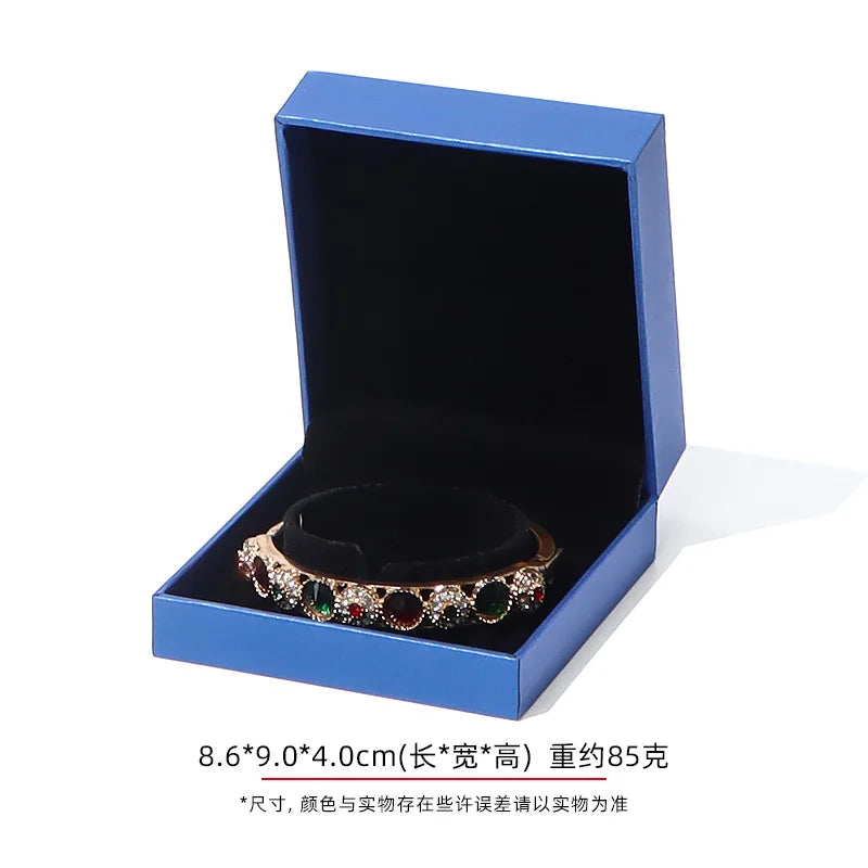 Jewelry Gift Boxes Velvet Lined for Ring Necklace Bracelet Luxury Packaging