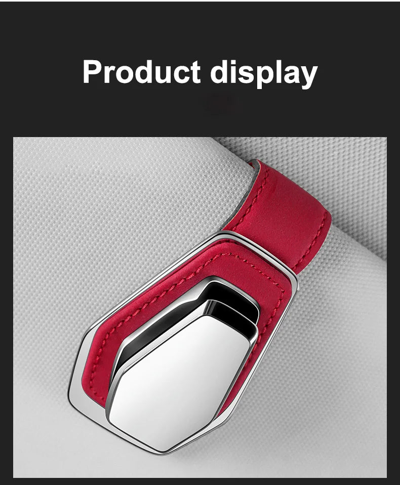 1PC Car Sun Visor Glasses Storage Clip For Infiniti Q50 FX35 G37 G35 QX70 FX45 EX35 Q30 Q70L QX30 QX60 QX80 Accessory