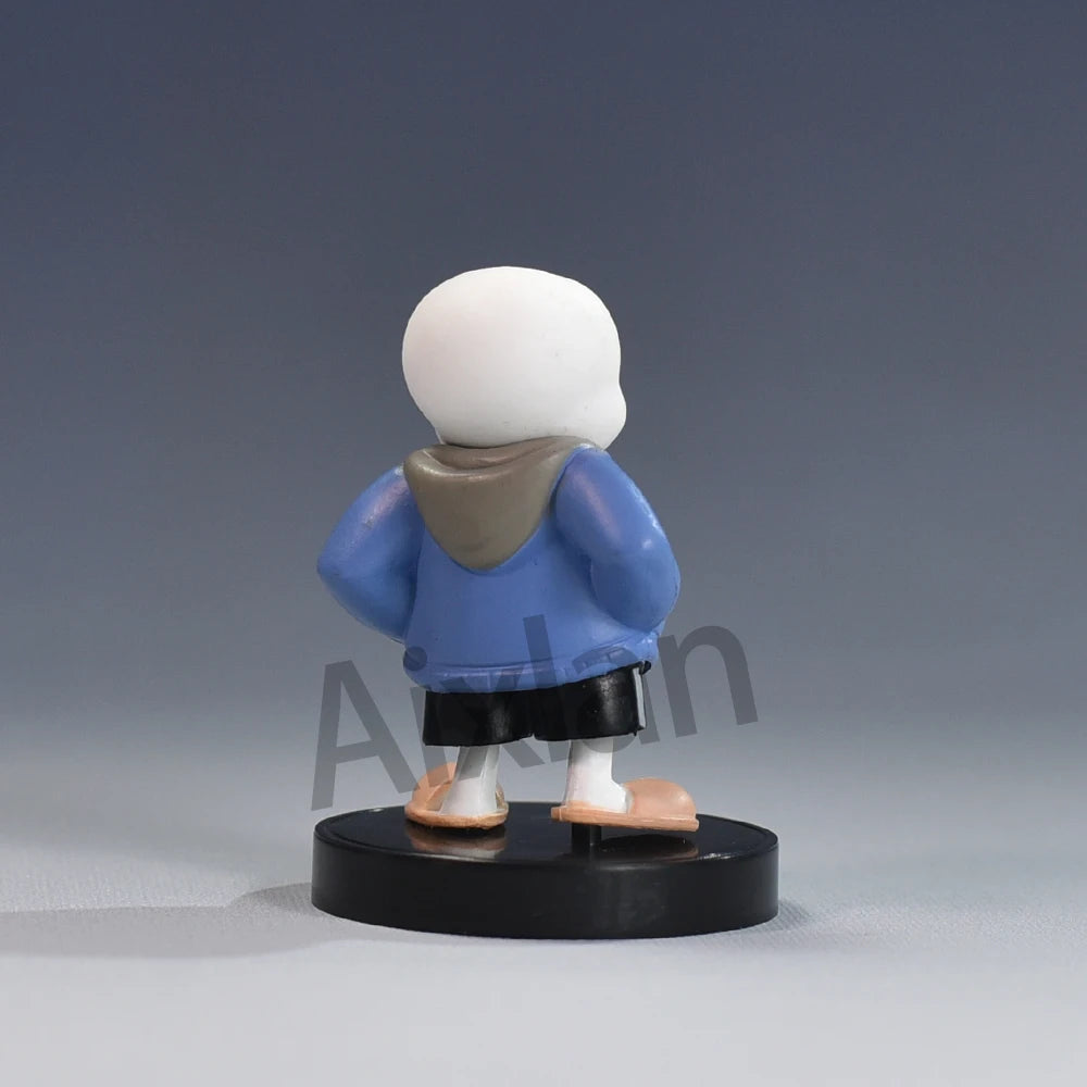 Aixlan UNDERTALE Figure Flowey Sans Q Version PVC Action Figure Amine Birthday Gift Collectible Figurine