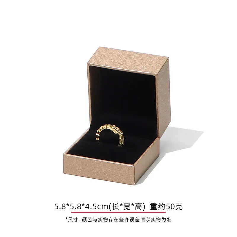 Jewelry Gift Boxes Velvet Lined for Ring Necklace Bracelet Luxury Packaging