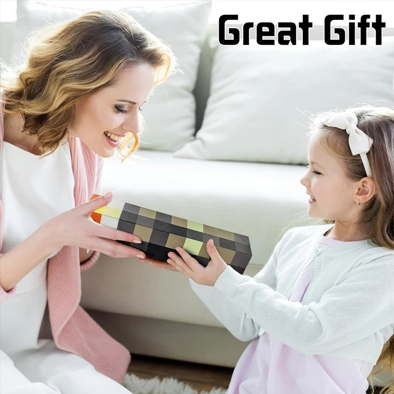 Minecraft Torch Light Brownstone LED Night Light USB Rechargeable indoor lamp