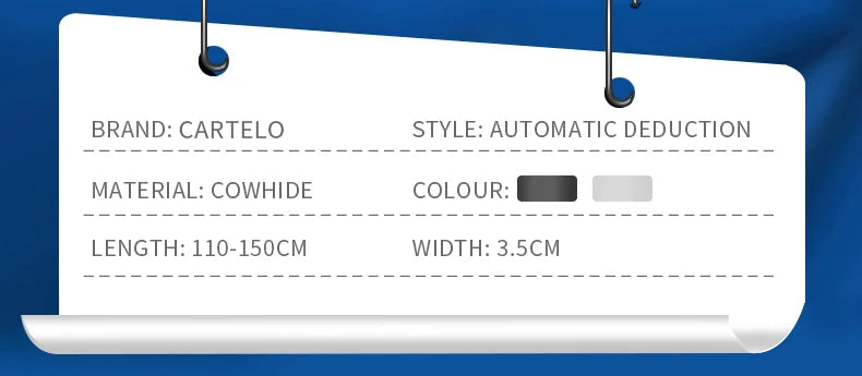 Business Alloy Automatic Buckle Belt for Men's