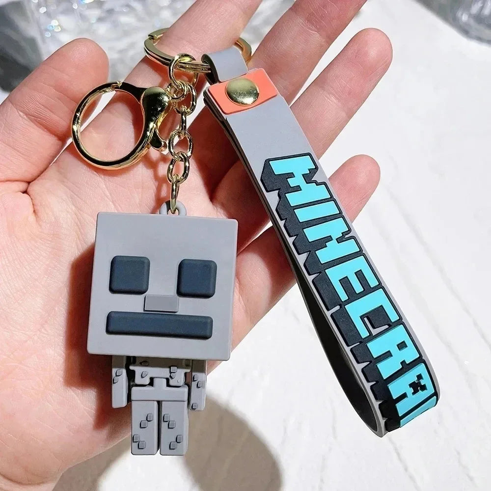 Minecraftes Keychain Steve Action Figure