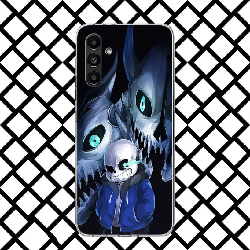 U-Undertale Sans Doggo Phone Case for Samsung Galaxy A17 A16 A26 A36 A56 A15 A25 A35 A55 A14 A24 A34 A54 A13 A23 A33 A53 A05S A0