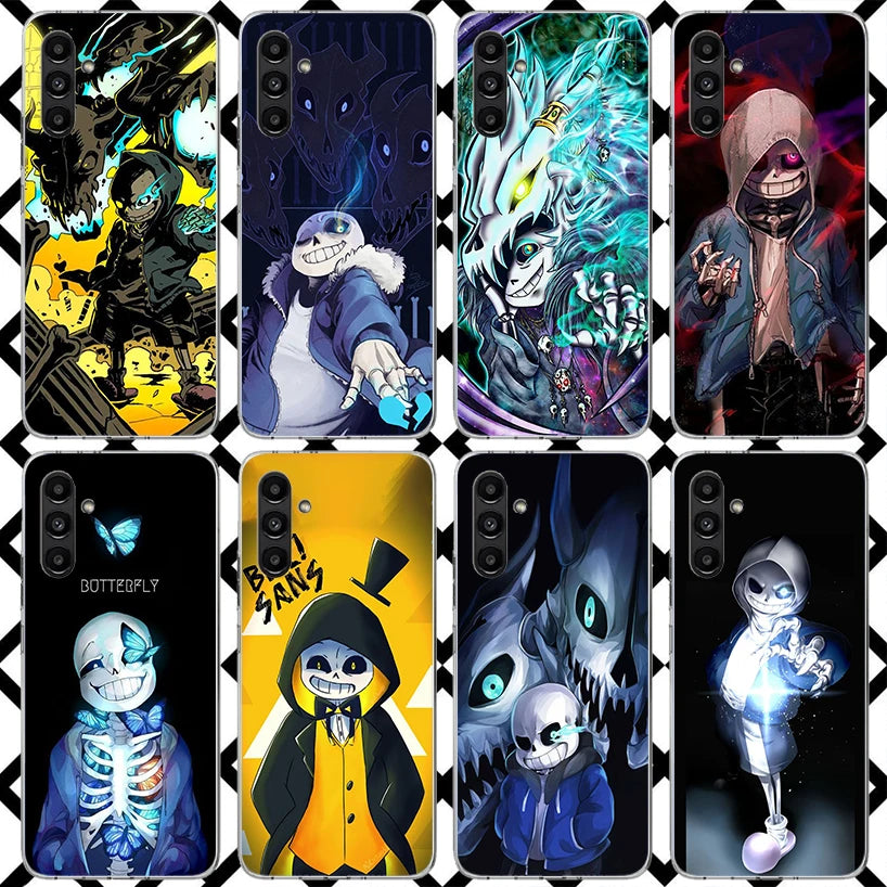 U-Undertale Sans Doggo Phone Case for Samsung Galaxy A17 A16 A26 A36 A56 A15 A25 A35 A55 A14 A24 A34 A54 A13 A23 A33 A53 A05S A0