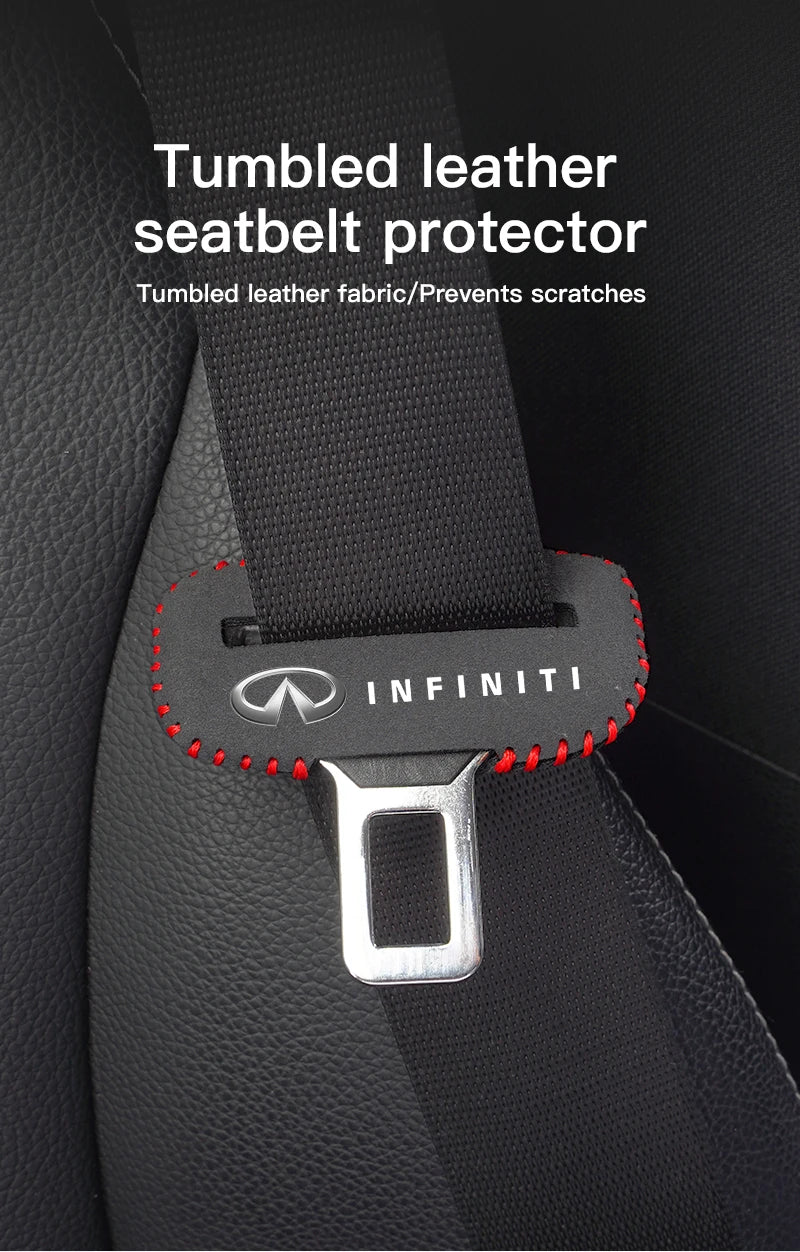 Car Seat Belt Buckle Clip Protector Front Rear Seat Clips For Infiniti Q50 G37 FX30 FX35 Q60 QX50 M37 ESQ JX35 QX70 Q30 FX50 Q70