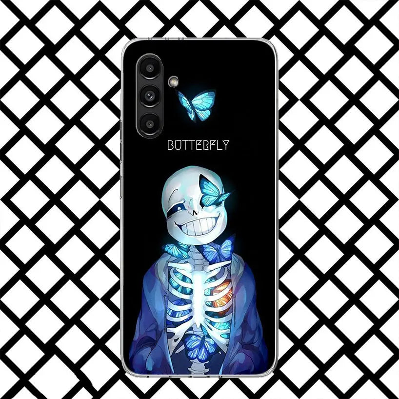 U-Undertale Sans Doggo Phone Case for Samsung Galaxy A17 A16 A26 A36 A56 A15 A25 A35 A55 A14 A24 A34 A54 A13 A23 A33 A53 A05S A0