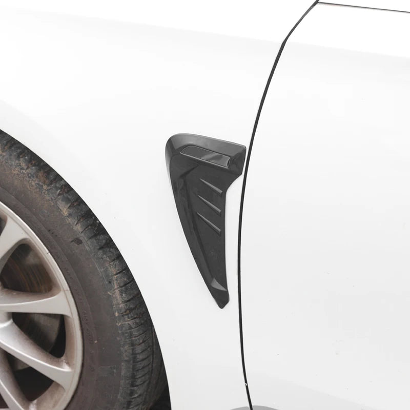 2PCS Car Retrofit Shark Air Outlet Fender Trim For Infiniti Q50 G37 FX35 Q30 ESQ QX50 QX60 QX70 EX G35