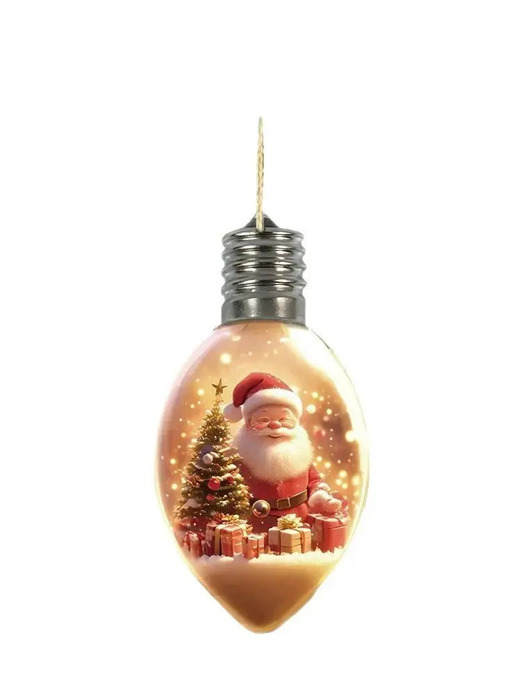 6 Pcs Wishing Bottle Christmas Tree Decoration