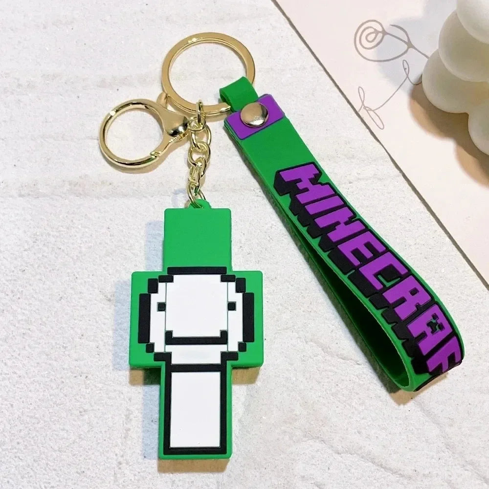 Minecraftes Keychain Steve Action Figure