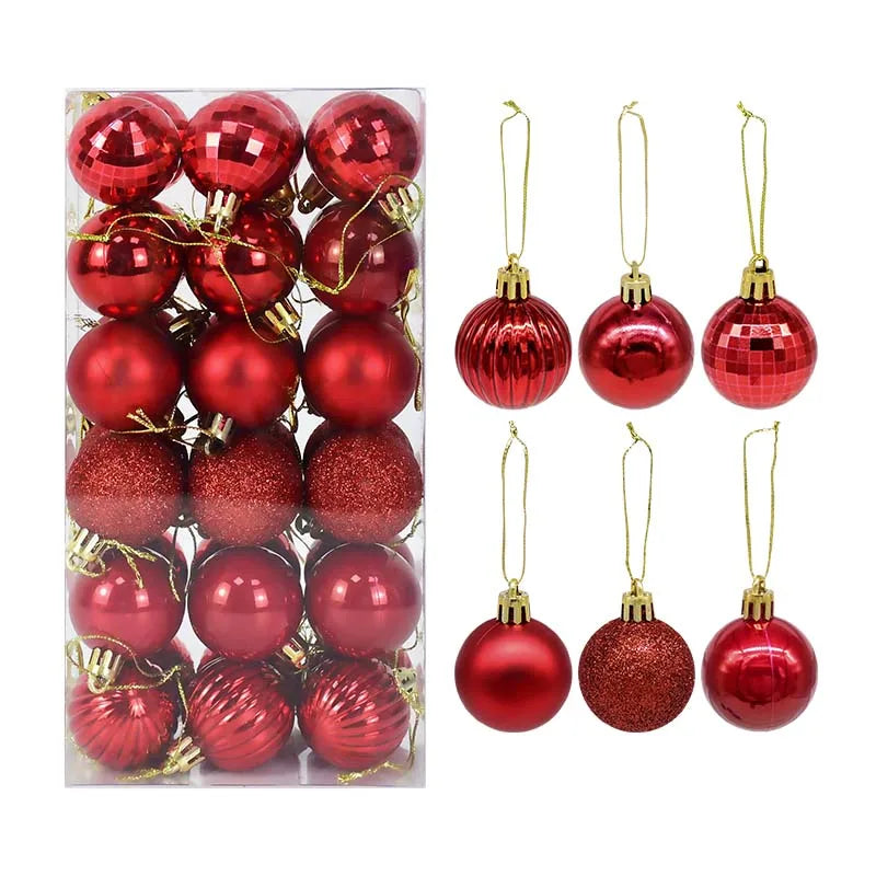 1box Christmas tree Bauble Christmas Tree Decor