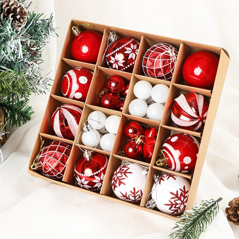 36pcs Christmas Tree bauble