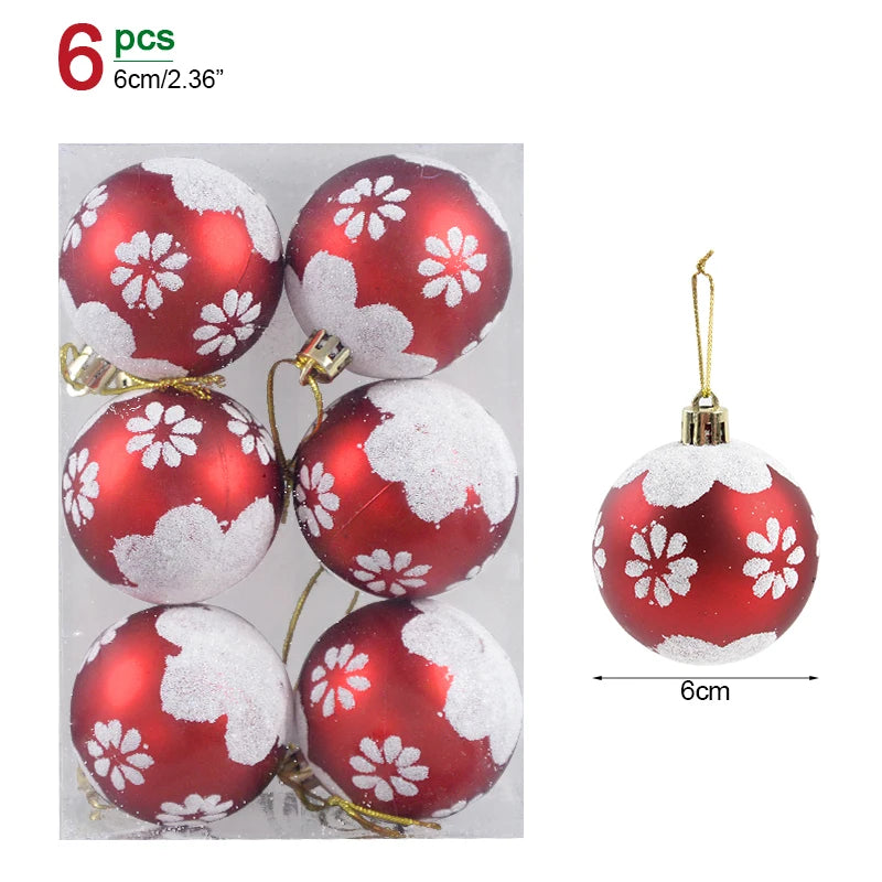 1box Christmas tree Bauble Christmas Tree Decor