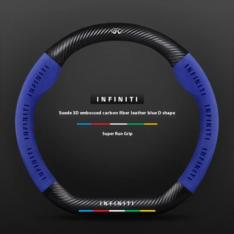 Infiniti Q50 Q60S Q70 QX30 QX50 QX55 QX56 QX60 QX70 QX8 JX35 EX25 FX35 G37 M35 ESQ Steering Wheel Cover