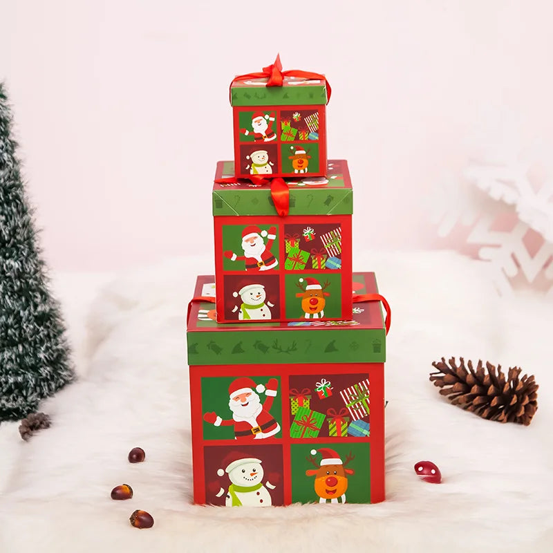 Christmas Gift Boxes Under The Tree Package For Indoor