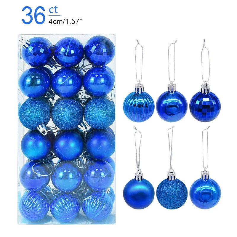 1box Christmas tree Bauble Christmas Tree Decor
