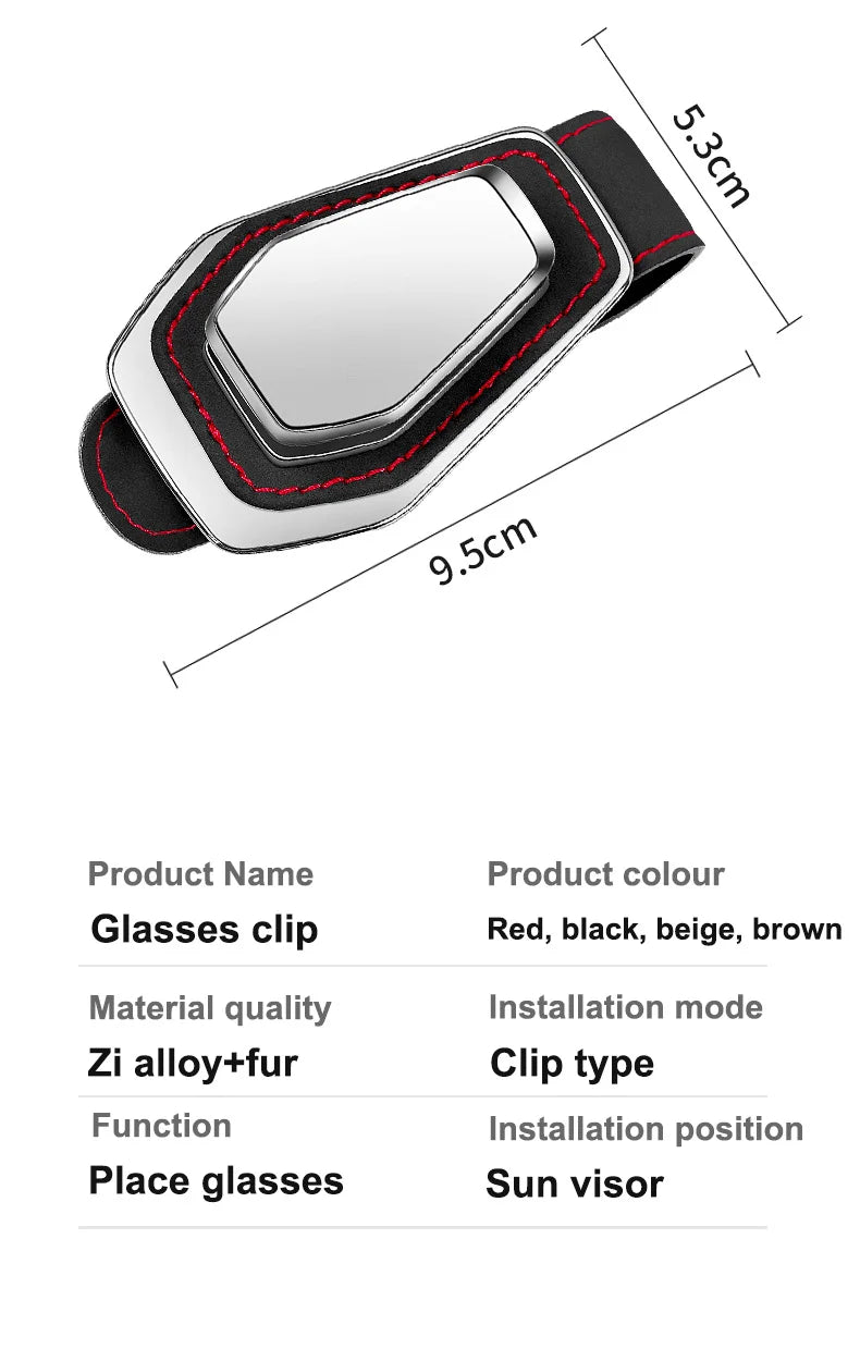 1PC Car Sun Visor Glasses Storage Clip For Infiniti Q50 FX35 G37 G35 QX70 FX45 EX35 Q30 Q70L QX30 QX60 QX80 Accessory