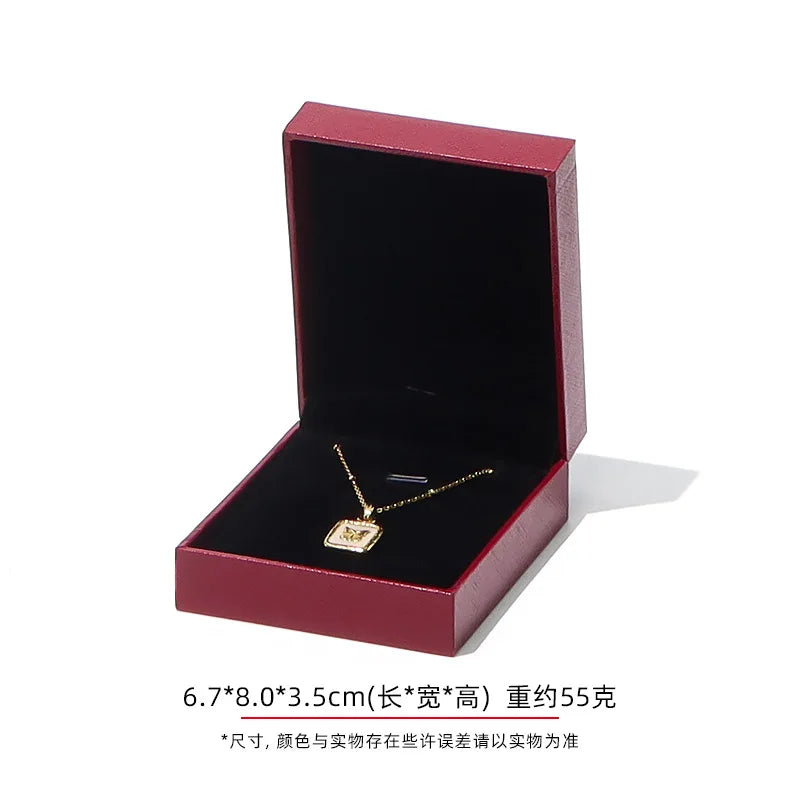 Jewelry Gift Boxes Velvet Lined for Ring Necklace Bracelet Luxury Packaging