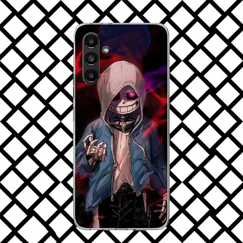 U-Undertale Sans Doggo Phone Case for Samsung Galaxy A17 A16 A26 A36 A56 A15 A25 A35 A55 A14 A24 A34 A54 A13 A23 A33 A53 A05S A0