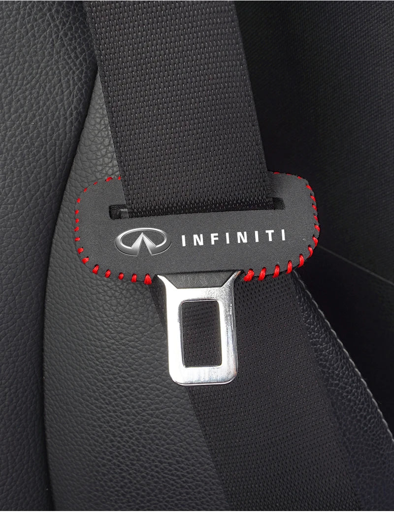 Car Seat Belt Buckle Clip Protector Front Rear Seat Clips For Infiniti Q50 G37 FX30 FX35 Q60 QX50 M37 ESQ JX35 QX70 Q30 FX50 Q70