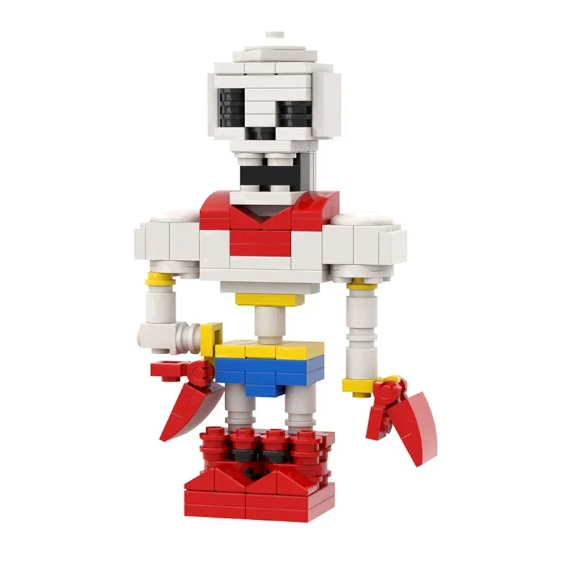 Game Character Skeleton Brothers Building Blocks MOC Undertale Sans Monster Model DIY Kids Puzzle Assembly Toy Boy Birthday Gift