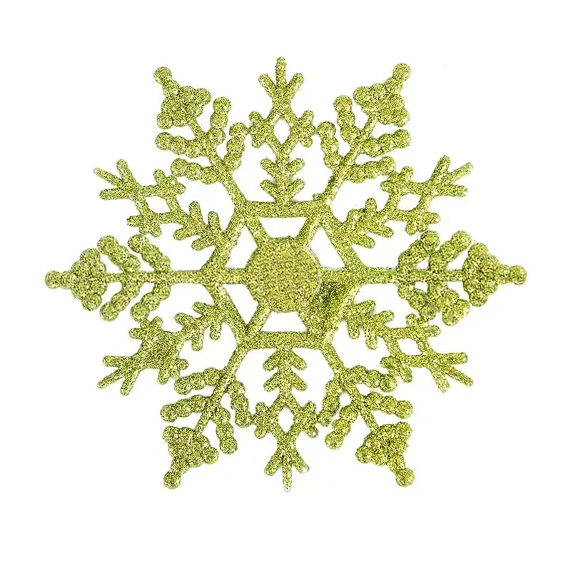 Pack Of 24/12/6 Pieces Snowflakes For Christmas Tree Decoration