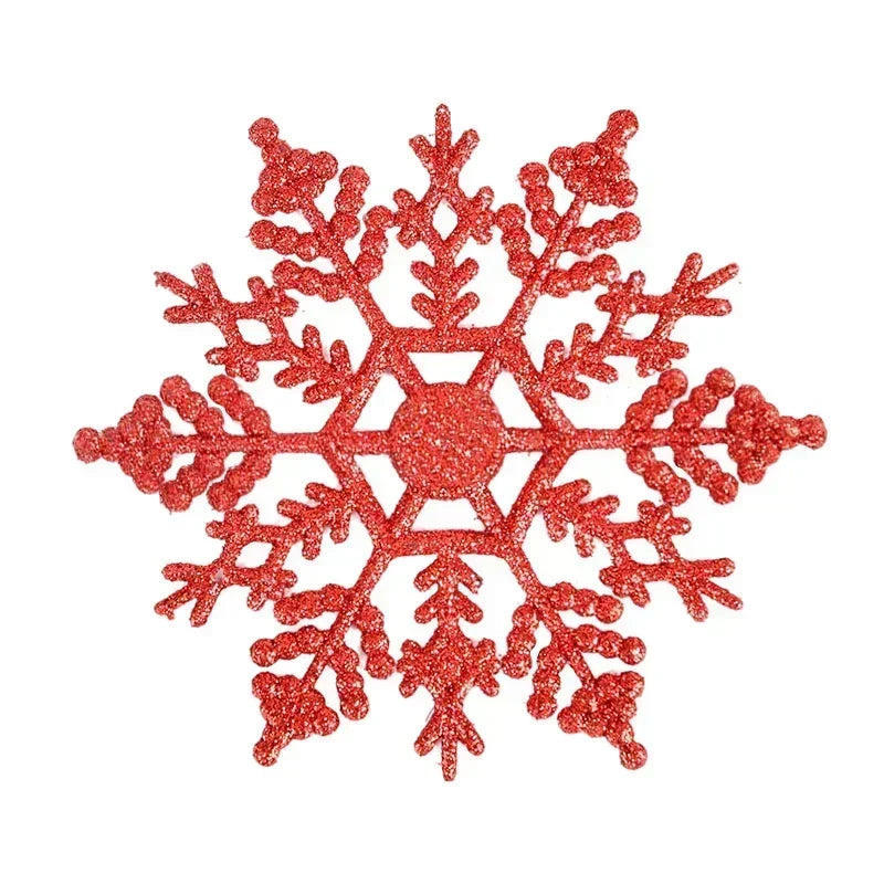 Pack Of 24/12/6 Pieces Snowflakes For Christmas Tree Decoration