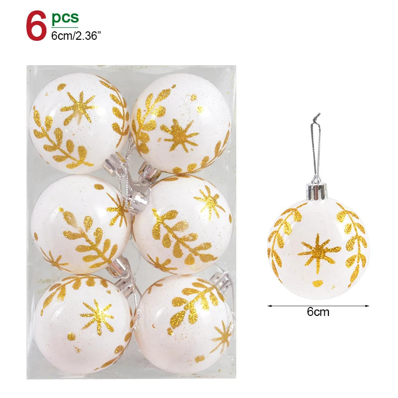 1box Christmas tree Bauble Christmas Tree Decor