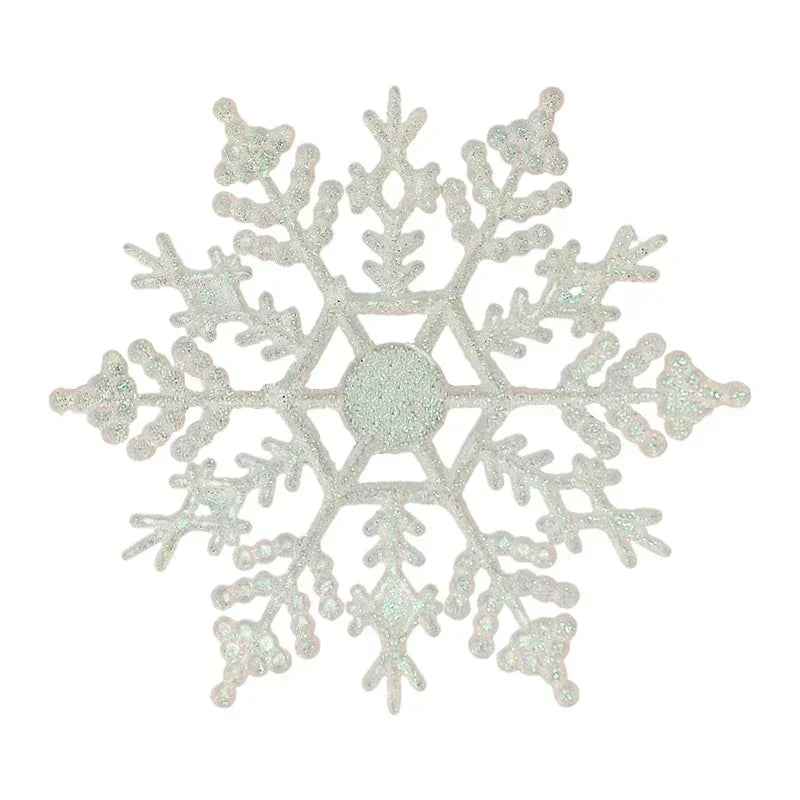 Pack Of 24/12/6 Pieces Snowflakes For Christmas Tree Decoration