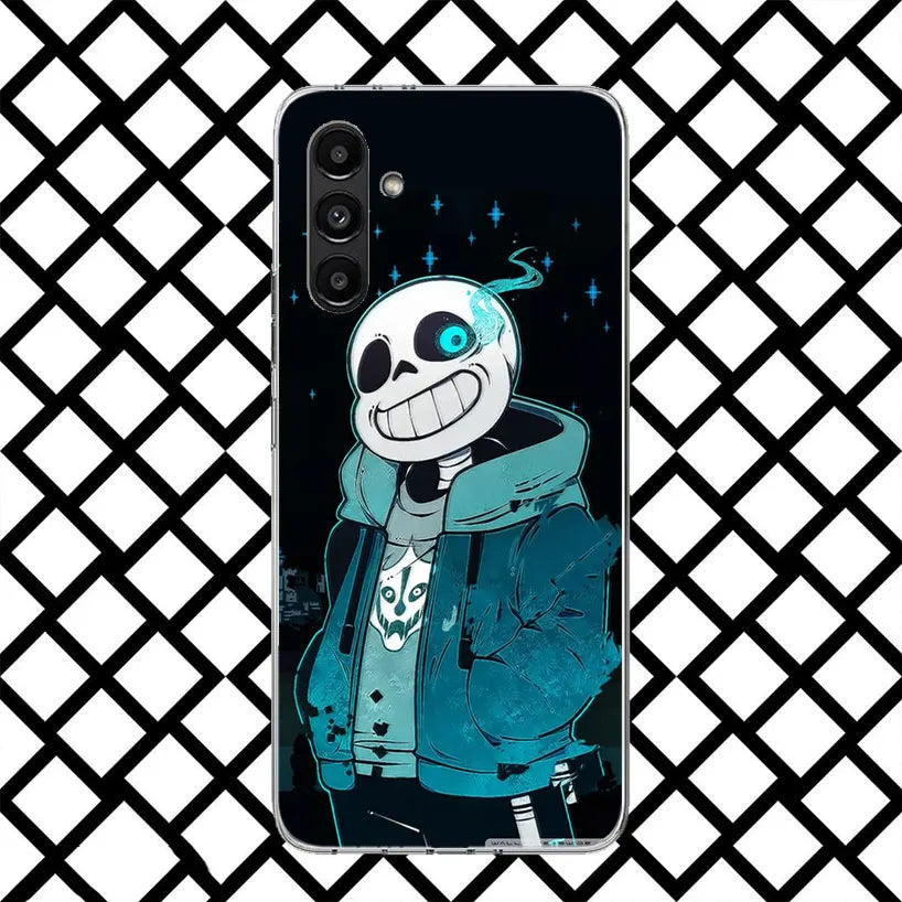 U-Undertale Sans Doggo Phone Case for Samsung Galaxy A17 A16 A26 A36 A56 A15 A25 A35 A55 A14 A24 A34 A54 A13 A23 A33 A53 A05S A0