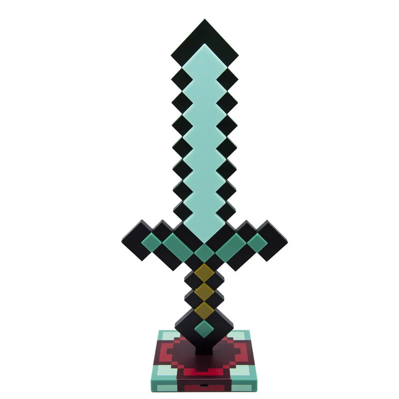 Minecraft LED sword with charging stand
