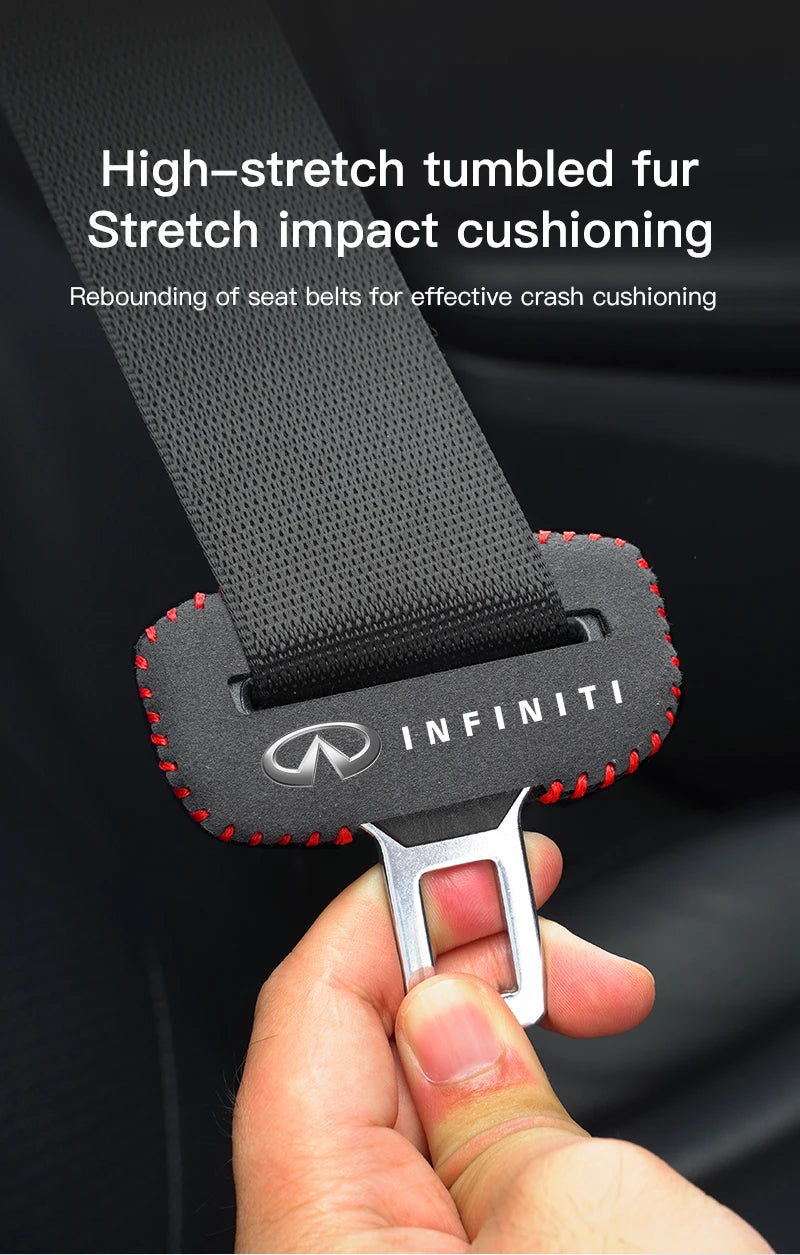 Car Seat Belt Buckle Clip Protector Front Rear Seat Clips For Infiniti Q50 G37 FX30 FX35 Q60 QX50 M37 ESQ JX35 QX70 Q30 FX50 Q70