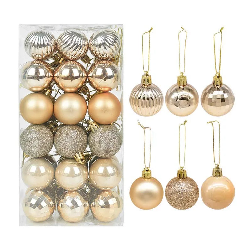 1box Christmas tree Bauble Christmas Tree Decor