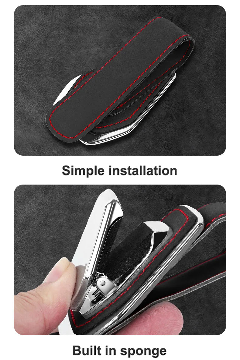 1PC Car Sun Visor Glasses Storage Clip For Infiniti Q50 FX35 G37 G35 QX70 FX45 EX35 Q30 Q70L QX30 QX60 QX80 Accessory