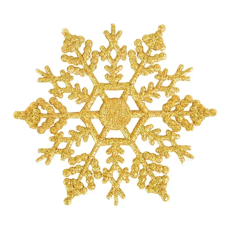 Pack Of 24/12/6 Pieces Snowflakes For Christmas Tree Decoration