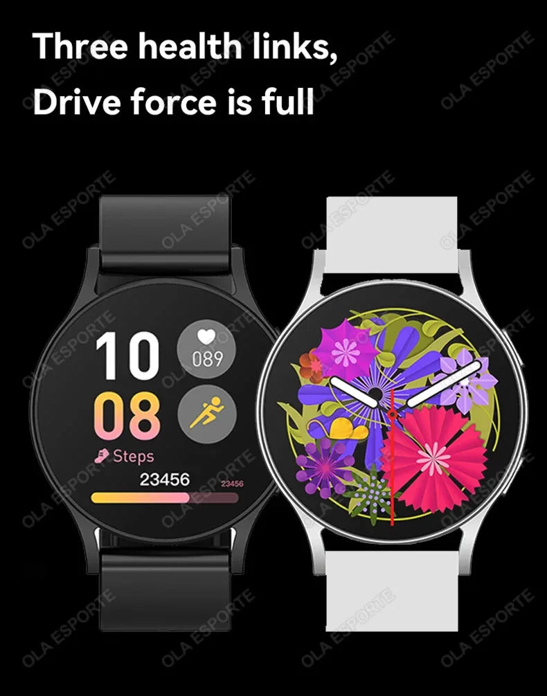 Women Smart-Watch Bluetooth connectivity, Waterproof, Heart Rate monitor