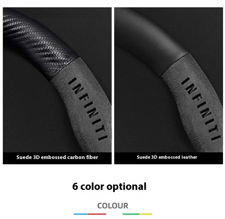 Infiniti Q50 Q60S Q70 QX30 QX50 QX55 QX56 QX60 QX70 QX8 JX35 EX25 FX35 G37 M35 ESQ Steering Wheel Cover